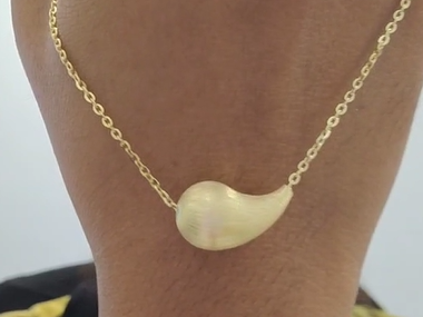 Teardrop Necklace matte