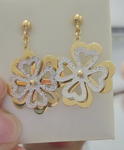 2 Tone Earring