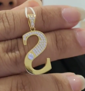 LETTER S PENDANT