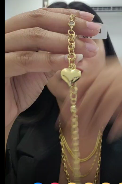 Gold Charm Bracelet