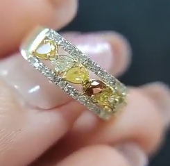 RING PEAR MULTI COLOR