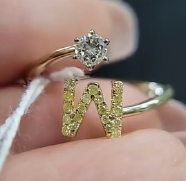 LETTERS RING