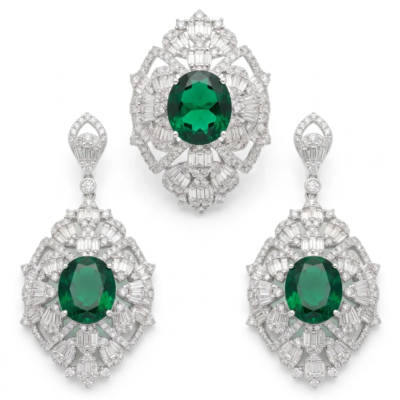 Ring Earring Set